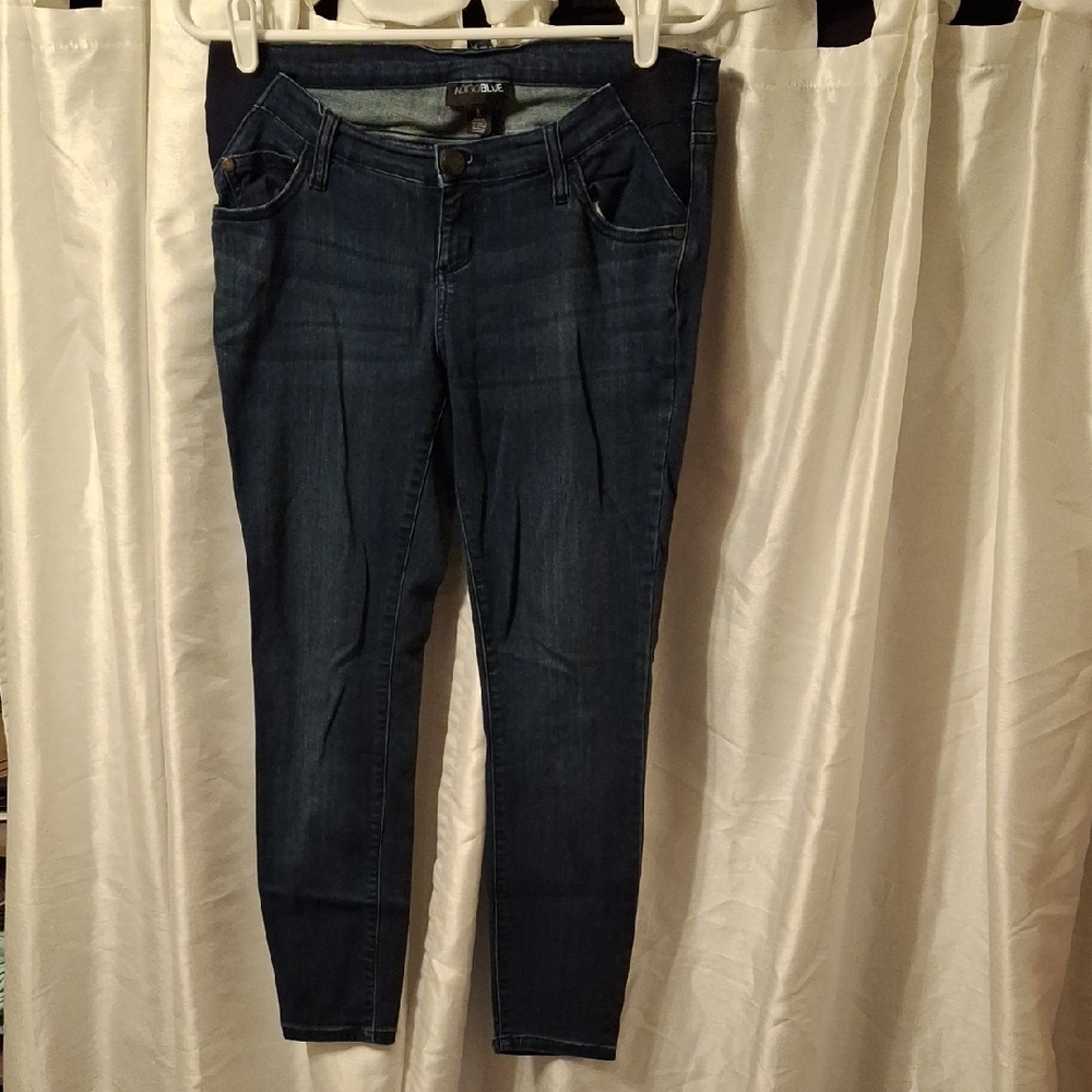 Indigo Blue Women's Dark Wash Skinny Jeans SP